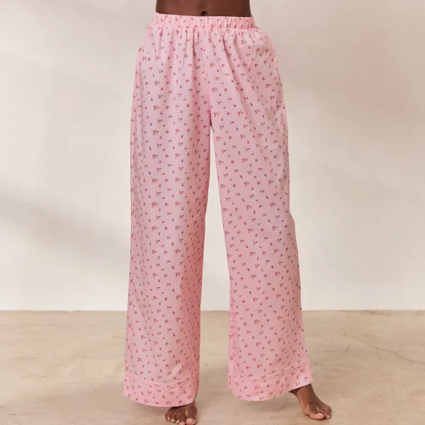 Lounge Underwear Floral Pantalon de Pyjama - Imprimé Rose New