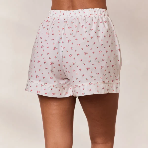 Lounge Underwear Floral Short de Pyjama - Imprimé Blanc Store