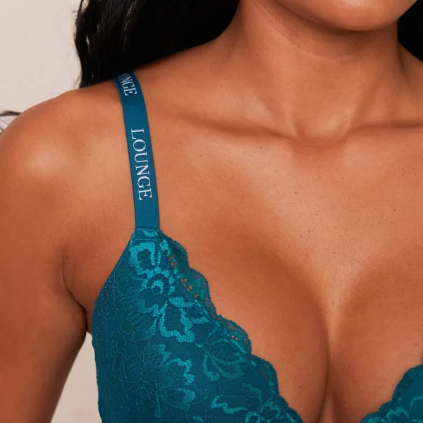 Lounge Underwear Lace Magic Soutien-Gorge - Turquoise Cheap