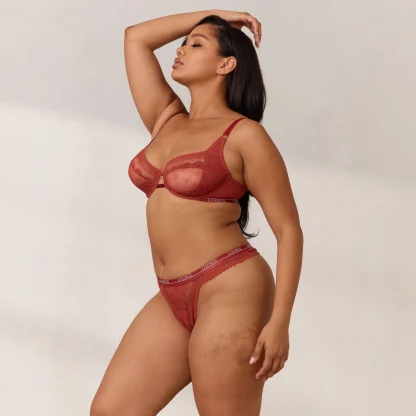 Lounge Underwear Liberty Balcony Soutien-Gorge - Burnt Red Rouge Foncé Best Sale