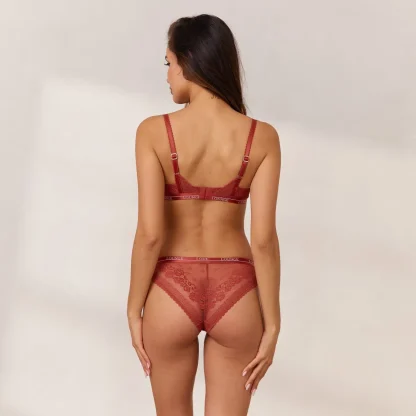 Lounge Underwear Liberty Balcony Soutien-Gorge - Burnt Red Rouge Foncé Best Sale