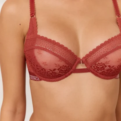 Lounge Underwear Liberty Balcony Soutien-Gorge - Burnt Red Rouge Foncé Best Sale