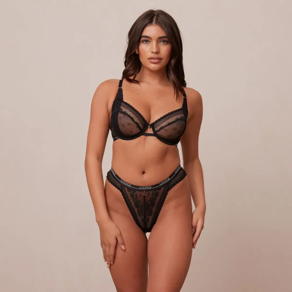 Lounge Underwear Liberty Balcony Soutien-Gorge - Noir Online