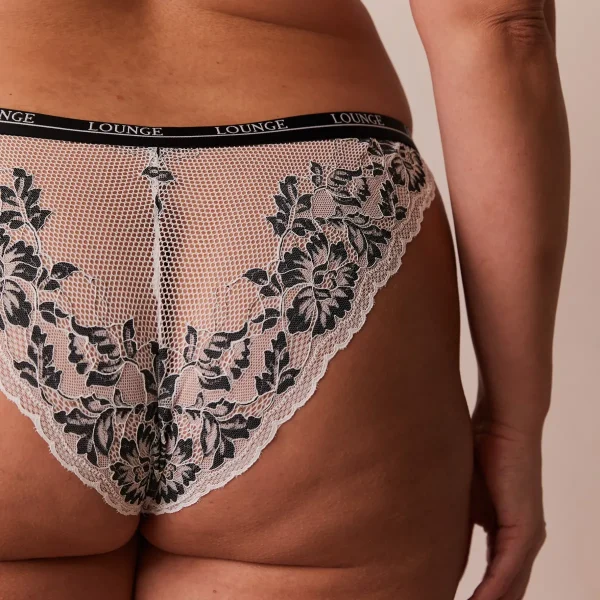 Lounge Underwear Luxe Balcony Soutien-Gorge - Blanc et Noir Flash Sale