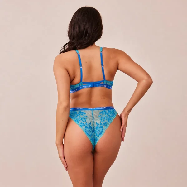 Lounge Underwear Luxe Balcony Soutien-Gorge - Bleu Cobalt Hot