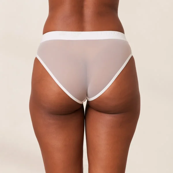 Lounge Underwear Mesh Culotte - Blanc Best