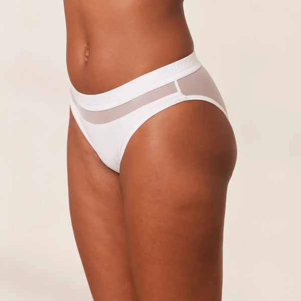 Lounge Underwear Mesh Culotte - Blanc Best