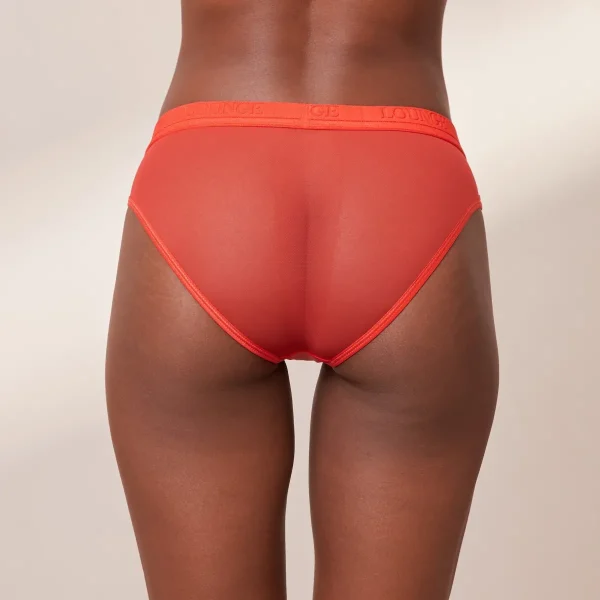 Lounge Underwear Mesh Culotte - Rouge Best