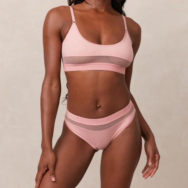 Lounge Underwear Mesh Soutien-Gorge - Rose New