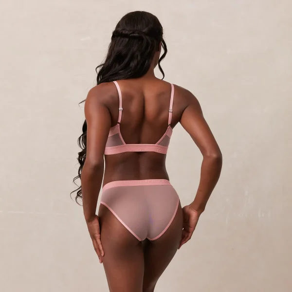 Lounge Underwear Mesh Soutien-Gorge - Rose New