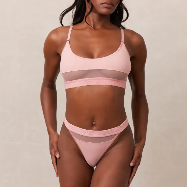 Lounge Underwear Mesh Soutien-Gorge - Rose New