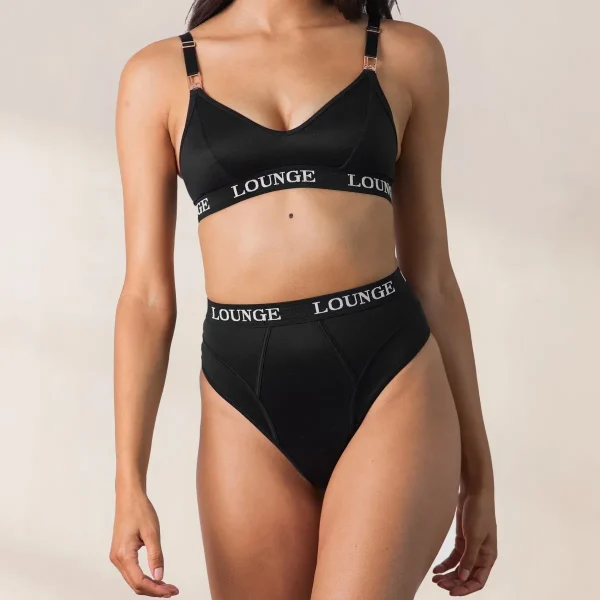 Lounge Underwear Nurture Soutien-Gorge d’Allaitement - Noir Sort Hot