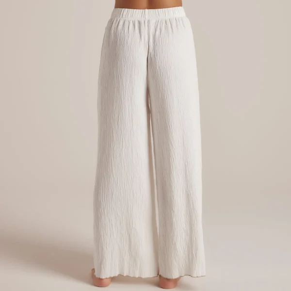 Lounge Underwear Pantalon de Pyjama Crinkle - Blanc Cheap