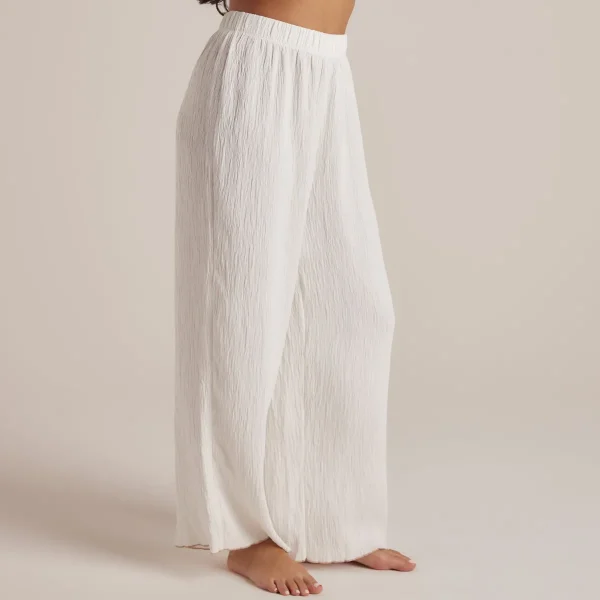 Lounge Underwear Pantalon de Pyjama Crinkle - Blanc Cheap