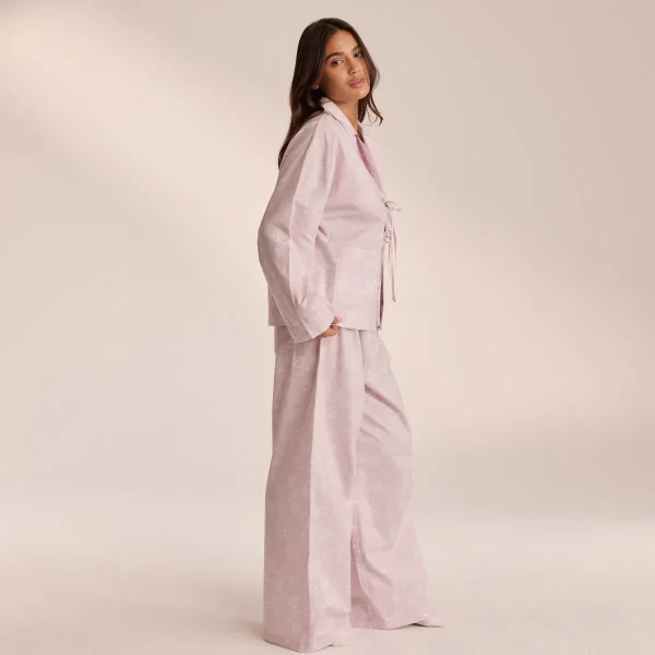 Lounge Underwear Pantalon de Pyjama en Coton - Lilas Shop