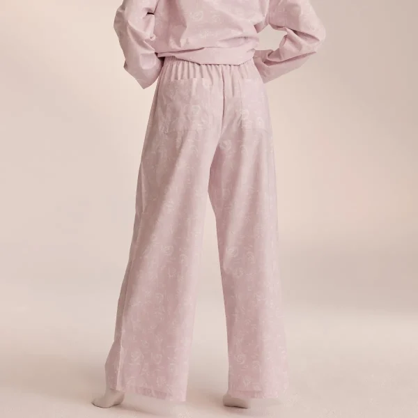 Lounge Underwear Pantalon de Pyjama en Coton - Lilas Shop