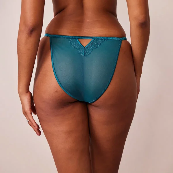 Lounge Underwear Quilted Lace Culotte - Turquoise Online