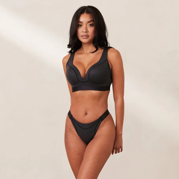 Lounge Underwear Ribbed Mindful Soutien-Gorge - Noir Online