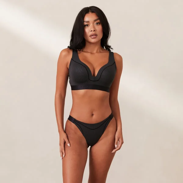 Lounge Underwear Ribbed Mindful Soutien-Gorge - Noir Online