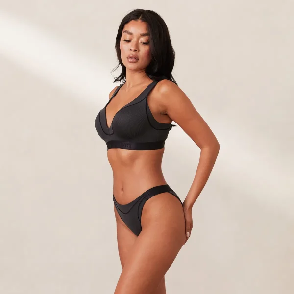 Lounge Underwear Ribbed Mindful Soutien-Gorge - Noir Online