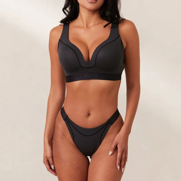 Lounge Underwear Ribbed Mindful Soutien-Gorge - Noir Online