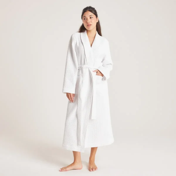 Lounge Underwear Robe de Chambre Waffle - Blanc Best