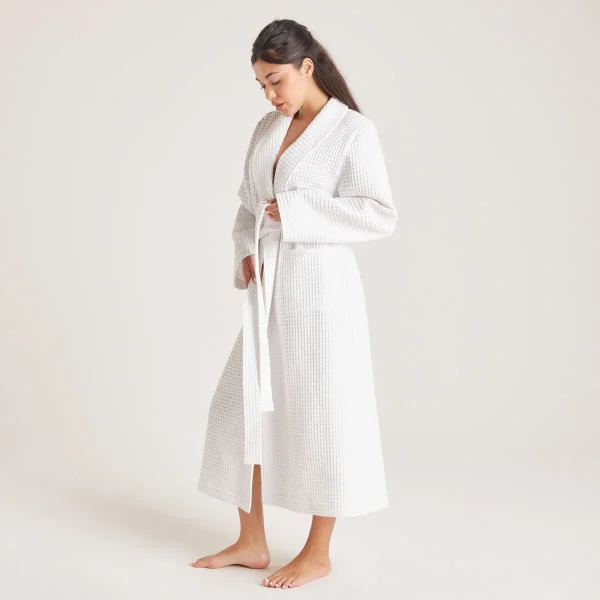 Lounge Underwear Robe de Chambre Waffle - Blanc Best