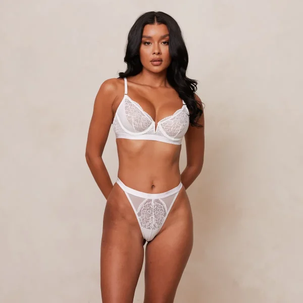 Lounge Underwear Royal Balcony Soutien-Gorge - Blanc Discount