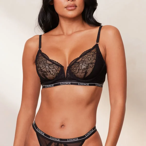 Lounge Underwear Royal Balcony Soutien-Gorge - Noir Flash Sale