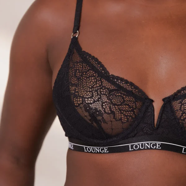 Lounge Underwear Royal Balcony Soutien-Gorge - Noir Flash Sale