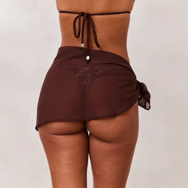 Lounge Underwear Sarong - Marron Discount