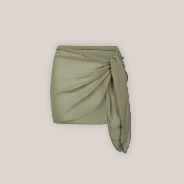 Lounge Underwear Sarong - Vert Cheap