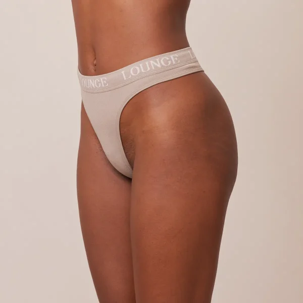 Lounge Underwear Seamless String - Beige Shop