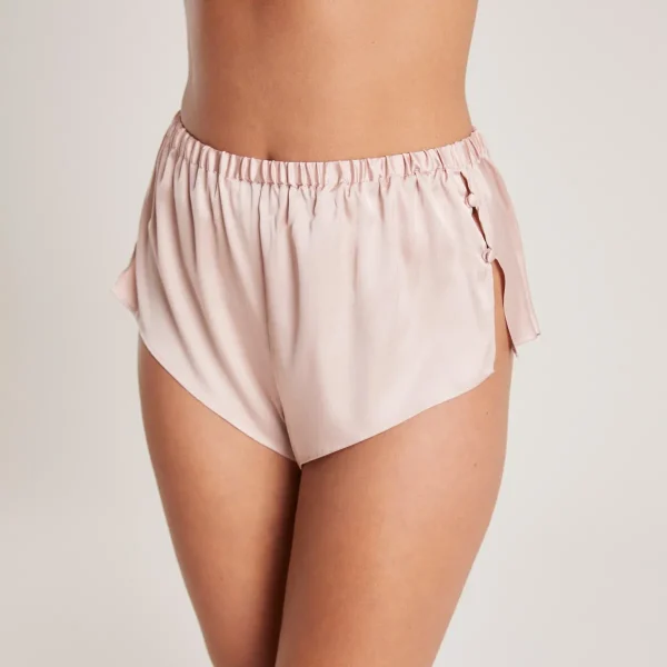 Lounge Underwear Short de Pyjama Mini Satiné - Rose Clair Store