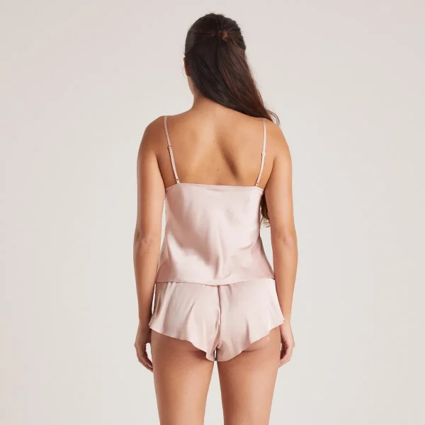 Lounge Underwear Short de Pyjama Mini Satiné - Rose Clair Store