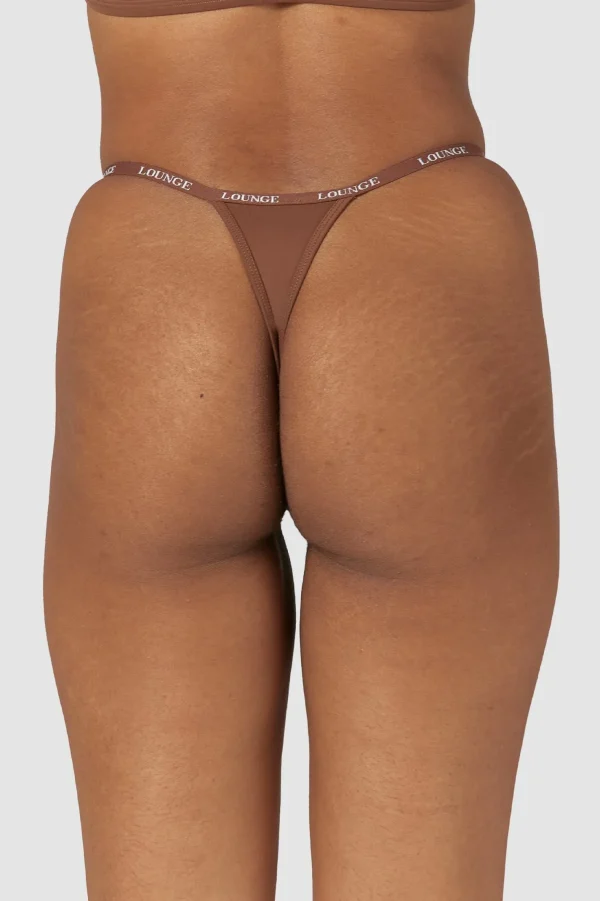 Lounge Underwear Smooth String - Chestnut Noisette Outlet