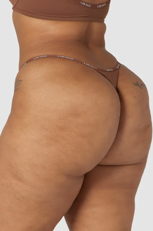 Lounge Underwear Smooth String - Chestnut Noisette Outlet