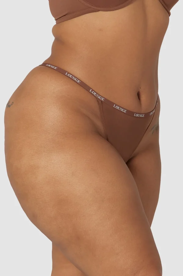 Lounge Underwear Smooth String - Chestnut Noisette Outlet