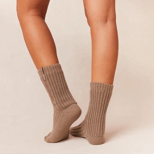 Lounge Underwear Snooze Chaussettes Tricotées - Nude Flash Sale