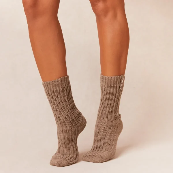 Lounge Underwear Snooze Chaussettes Tricotées - Nude Flash Sale