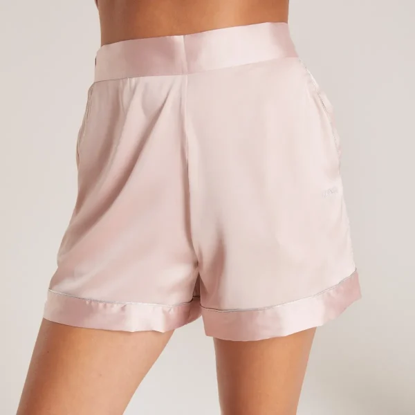 Lounge Underwear Sparkle Short de Pyjama Satiné - Rose Clair Store