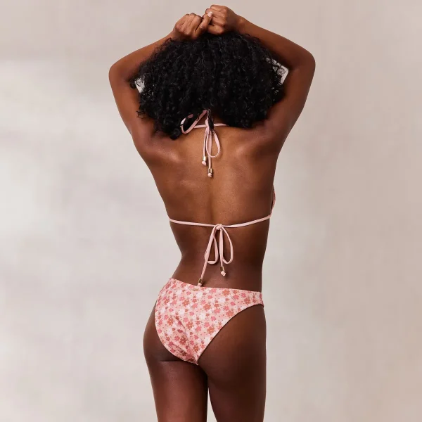 Lounge Underwear Triangle Haut de Bikini Réversible - Rose/Floral Rose/Floral Cheap