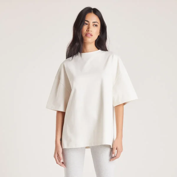 Lounge Underwear T-Shirt Boxy - Tofu Discount