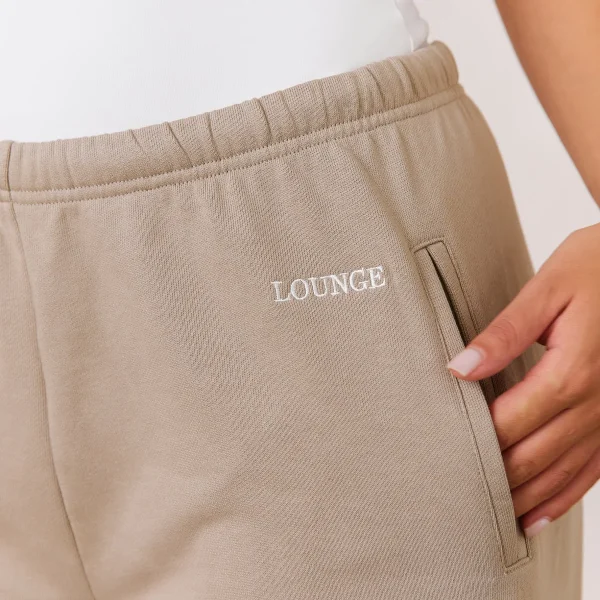 Lounge Underwear Varsity Pantalon de Jogging Droit - Avoine Hot